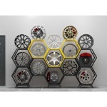 타이어 스탠드 대형 프레임 수리점 보관대 정비소 랙