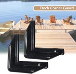 HWIMARINE 90도 비닐 보트 선착장 코너 범퍼 - 해병 가드 9 L x W 5 H 2개