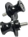 JCSUMRID 2pcs M6 X1 5 오토바이 스윙 암 스풀 슬라이더 CNC 스탠드 나사 교체용 YZ09 FZ10 MT09 YZF R1 R6 R125 R25