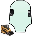 345-6230 CAT D 시리즈 259D 246D 249D 297D 교체용 캐터필러 스키드 스티어 로더와 호환되는 프론트 캡 도어 글라스 3456230 262D3 259D3