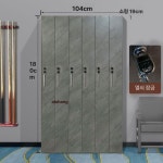 당구장 캐비닛 회원 큐대 락커 개인큐 수납장 사물함 6도어 마블그레이 1개