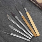 버니싱 도구 게이트 연마 버너 나이프 세트 공예 금슬리버 주얼리 제작을 위한 귀금속 조각