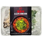 참맛나라 한팟 미나리 듬뿍 얼큰 소고기 샤브샤브 695g