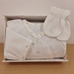 밍크뮤 밍크뮤 대전 26년 출산선물 IV 쁘띠프롯모달배내가운손싸개세트 x36170- 36170-001-03 008-06