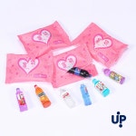 랜덤 스타일 가방 미니어처 음식 장난감 미니 모델 시뮬레이션 슈퍼마켓 간식 음료 와인 병 보석 작은 장식