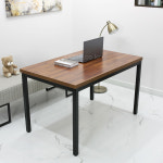 오디엔즈 폭이 넓은 4인용 식탁 테이블 1200 x 900 간편 조립식 철제다리 거실 주방 식탁 21