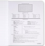ACCO BRANDS 미드 컴포지션 노트북 6팩 대학 등록 용지 7-1 2 x 9-3 4 북당 100매 다양한 Pack of 6 850106-ECM