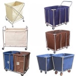 세탁물 수거 카트 숙박업소 목욕탕 룸서비스 빨래 모텔 호텔 수거함 업소용 객실 린넨 병원 D