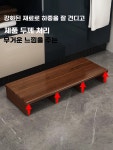 키높이발판 디딤판 원목 사무실 미포함 다리거치대 한쪽패널 다용도 60Lx30Wx11H
