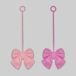 후그 후그 키링 리본참