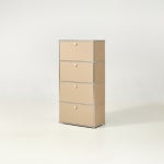 미드퍼 베이직 싱글4단 철제 미드센츄리 모듈 수납장