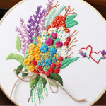 프랑스자수 DIY 십자수 취미 23 진심을닿다