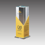 크리스탈 금속 상패 G2272