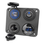 캠핑카 부품 USB 모터홈 C 캠퍼밴 더블 캐러밴 CBE 소켓 듀얼 모듈 충전기 라인 12V Type