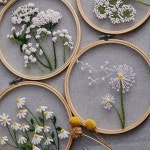 프랑스 자수 패키지 초보 수놓기 취미 작품 핸드메이드 프레임 만들기 홈데코 액자 그림 자수 diy 세트