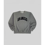 바네사 65 로스엔젤레스 아플리케 자수 맨투맨 멜란지그레이 1944222