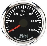 모터 미터 레이싱 W 프로 시리즈 2-1 16 GPS 속도계 디지털 주행 거리계 다이얼 120MPH