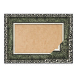 누니액자 사진액자 3x5 슬림앤틱그린 탁상벽걸이