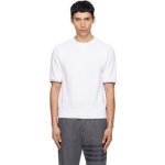 톰브라운 화이트 래글런 티셔츠 151101184