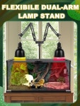 베스트샵 파충류 램프 스탠드 테라리움용 360 스윙 암 조절 가능한 히트 스탠드 15 7 74 3 수염 용 거북이 카멜레온용 스탠드 Standard -
