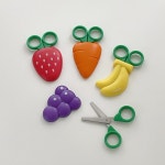 과일모양 미니가위 휴대용 안전가위 다꾸 문구용 딸기 당근 바나나 포도 디자인 1개 미니과일자석가위-당근 G0066