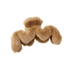 고베 반텐 VINGTAINE 밴스 클립 헤어 가짜 모피 푹신한 액세서리 H7847