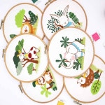 프랑스자수키트 캐릭터 십자수 패키지 자수키트 손바느질DIY