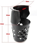 루미리오 6팩 풀 테이블 포켓 당구대용 대용량 교체 헤비 듀티 플라스틱 웹 포켓 6개 세트