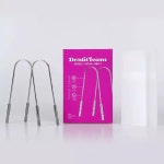 스카이코리아 가성비가브랜드다 덴티클린스 스테인레스 혀클리너 케이스 포함 세트