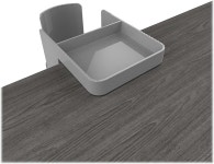 디플레오 스탠딩 데스크 컵 홀더 정리함 두 섹션 3 94 x 7 04 3 54