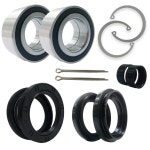 BIGLKNM 전륜 베어링 씰 키트 ATV 포맨 400 450 500 루비콘 린콘 650 680 휠 허브 교체 91051HA7651 91209HN2003 91256HM7003