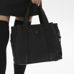 PHANTOM 로고 탈착 파우치 토트백 221d1bg001bk