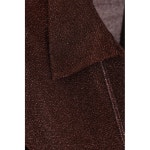 오세리 오세리 브이넥 포인티드 칼라 미니 원피스 CHOCOLATE LHS261