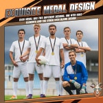 어메이징스파크 12 36개 염소 2 G O A T 펜던트 넥 리본으로 역대 최고의 챔피언 상 수상 재미있는 스포츠 Goat 12