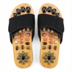 건강백세 원목 지압 슬리퍼 280