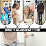 33 음수대 스테인리스 스틸 브러시 논슬립 분할 디자인 샤워 화장실 화장실 욕실 습윤 지역 장애 노인 임산부를 위한 Zonon Wall to... 