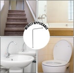 33 음수대 스테인리스 스틸 브러시 논슬립 분할 디자인 샤워 화장실 화장실 욕실 습윤 지역 장애 노인 임산부를 위한 Zonon Wall to... 