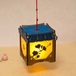 나무 전통 초롱등 조명 만들기 DIY 키트 기와집