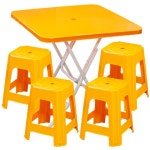 플라스틱 에덴 사각의자 사각 테이블 세트 포차 포장마차 탁자 편의점 야외 학교