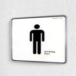 알뜰소비 화장실 표지판 화장실표지