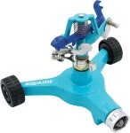 아쿠아 조 파괴 불가능한 아연 임펄스 360 o 스프링클러 최대 1 390 방 피트 커버 6-Inch Sprinkler AJ-IS6WB
