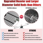 가 그릴 부품 5210050 P XG16 096 034 00 XG17 04 도자기 강철 열판 액세서리 4 버너 BG2824B BG2824BP BG28240BN