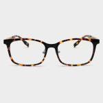 아트씨 안경 5003 C4-1 남자 여자 가벼운 뿔테 유로피안 스타일 사각 안경테 유광 호피