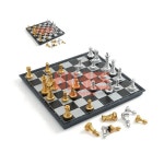 접이식 자석 체스 골드실버 교육보드게임 접이식체스게임