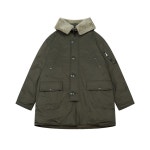 파렌하이트 양털 트리밍 다운 야상 점퍼 FLJSX6358