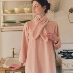 비너스 비너스 극세사 자가드 솔리드 원피스잠옷 VGN4585 LE1220373970