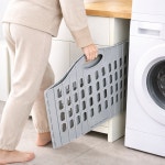 틈담 접이식 빨래바구니 세탁실 수납 틈새 공간활용 대용량