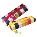 오색 비단 파우치 나비자수 전통 다용도 케이스