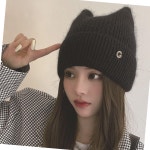 뿔비니 니트 고양이 귀 비니 DS-5029