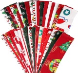 젤리 롤 원단 퀼팅용 프리컷 스트립 재봉용 퀼팅 클리어런스 다양한 패턴의 Series-1